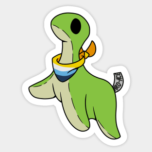 Aro-Ace pride Nessie Sticker